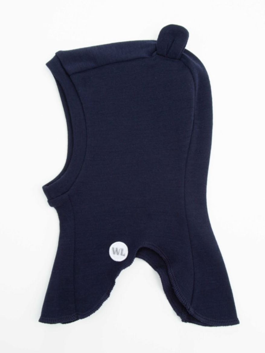 Bilde av WoolLand Levanger baby balaclava BlueInk
